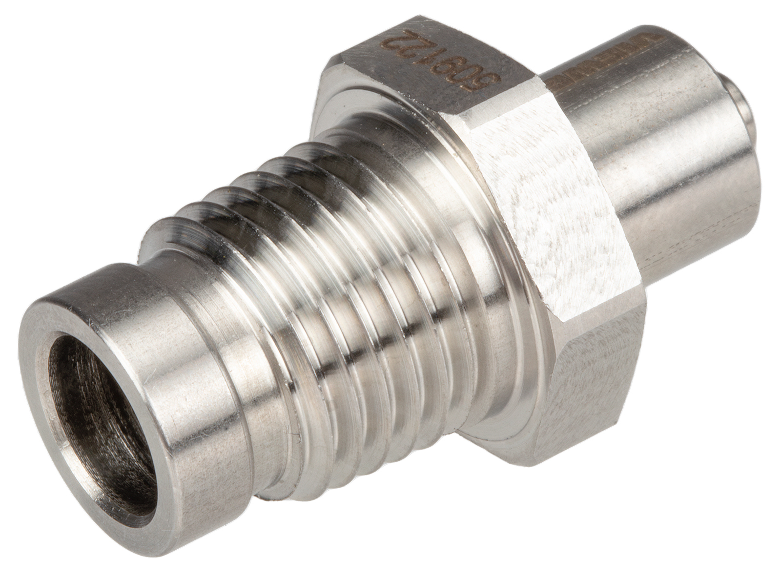 Luer-Lock (male) with NPT-1/4 thread, stainless steel
