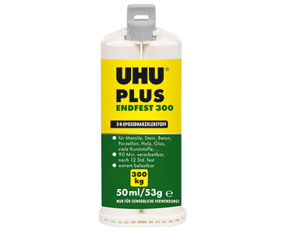 UHU plus endfest 300|2-Komponenten Epoxidharz-Kleber|Kartuschenform Dental